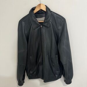 Robert Comstock “Vertical” Lambskin Leather Jacket – Men’s M